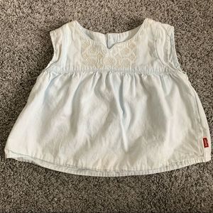 Girls Levi’s Denie Lace 6-9M Sleeveless Top